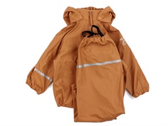 CeLaVi amber brown rainwear recycled PU